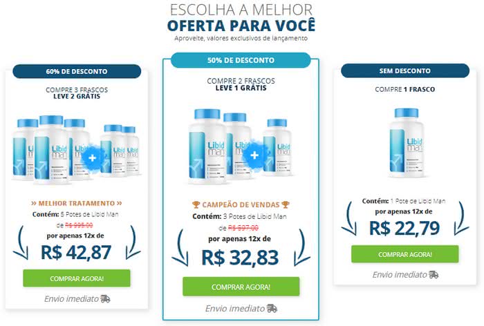 Libid Man Caps Preço Libid Man Caps Preço