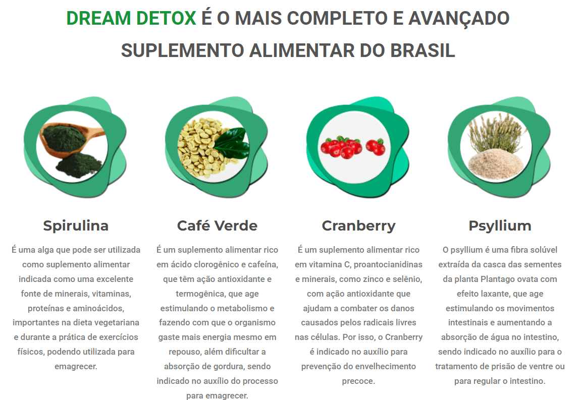 dream detox bula 